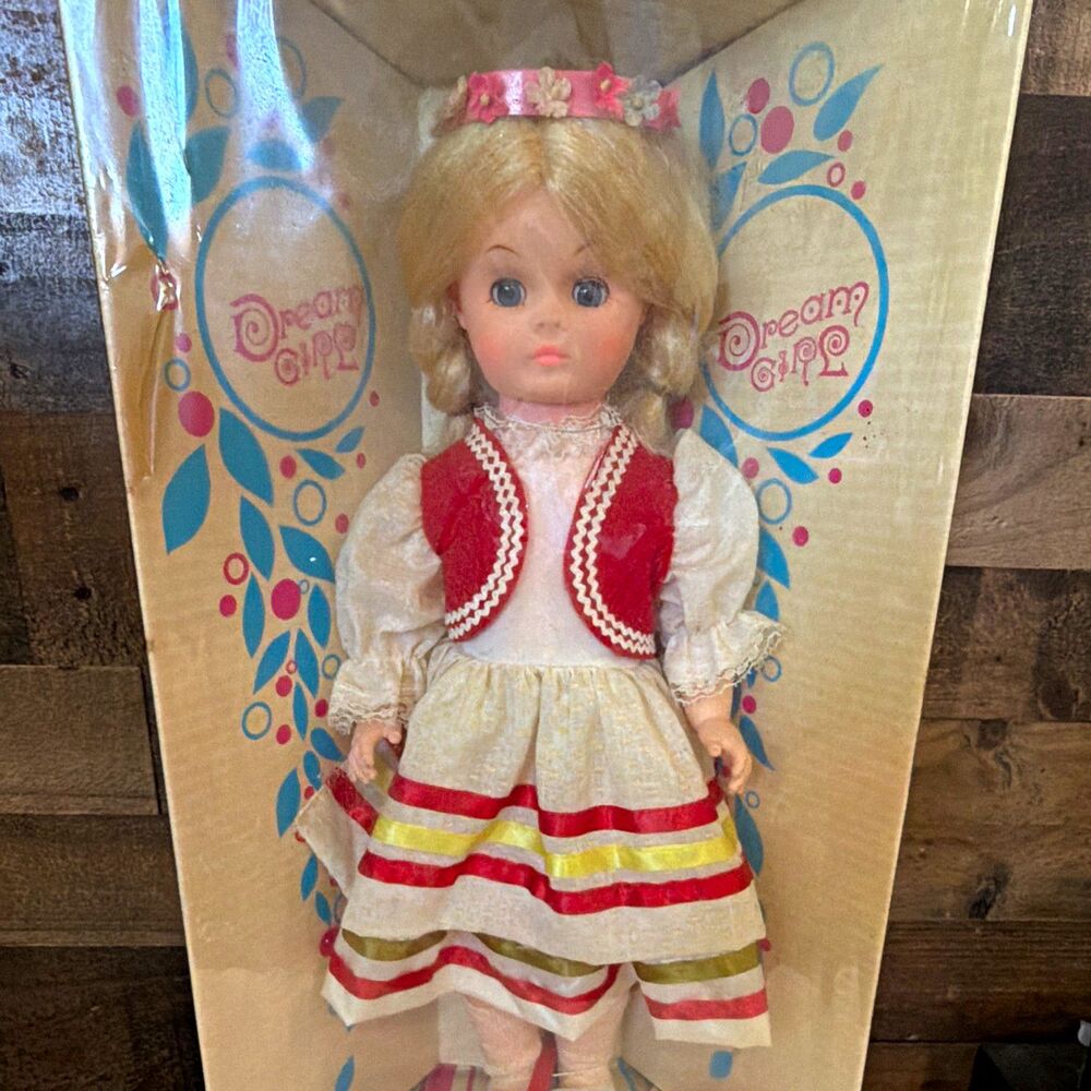 Vintage DanDee Dream Girl Doll No. 190 Original Box 1970s Dandee Fashion Doll